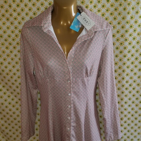 New with Tags Vintage Style CIDER Stretchy Polyester Mini Dress - Picture 1 of 10